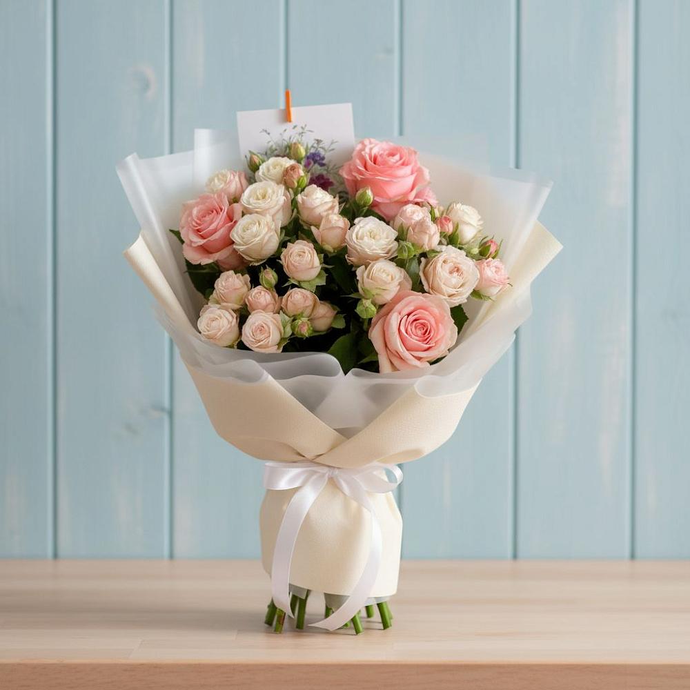 Букет цветов из: Розы в Рудногорске