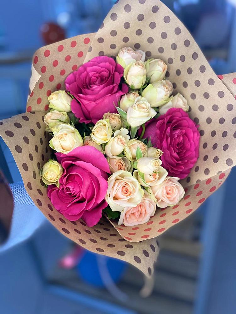 Букет цветов из: Розы в Рудногорске