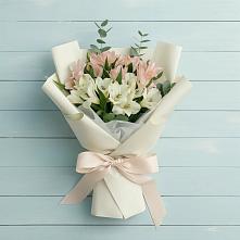 Букет цветов из:  Альстромерии в Рудногорске