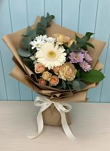 Букет цветов из:  Герберы и Хризантемы в Рудногорске