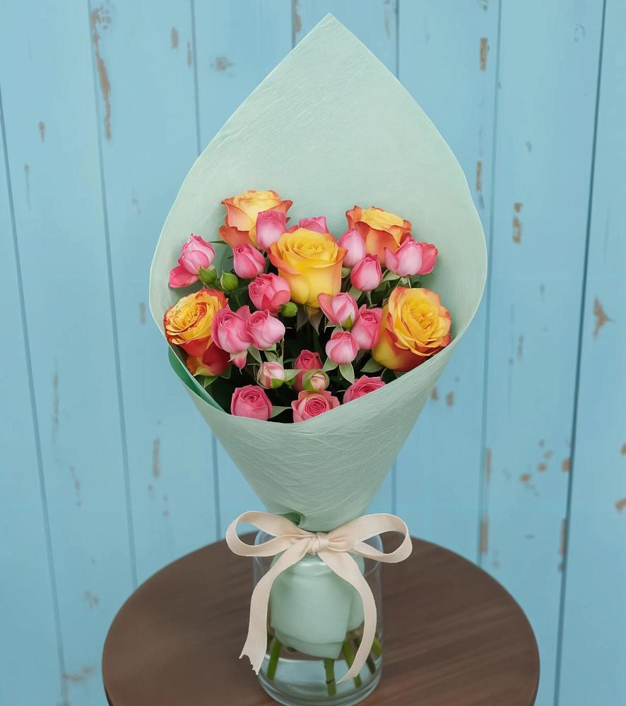 Букет цветов из: Розы в Рудногорске