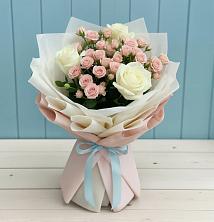 Букет цветов из:  Розы в Рудногорске