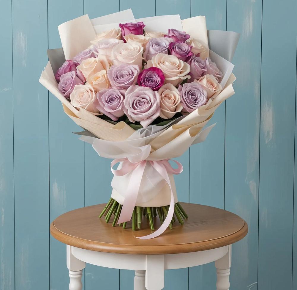 Букет цветов из: Розы в Рудногорске