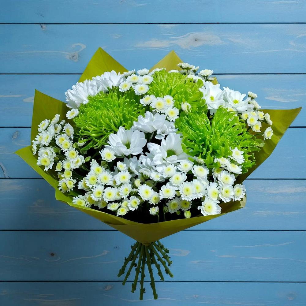 Букет цветов из: Хризантемы в Рудногорске
