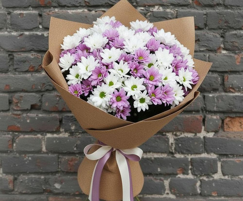 Букет цветов из: Хризантемы в Рудногорске