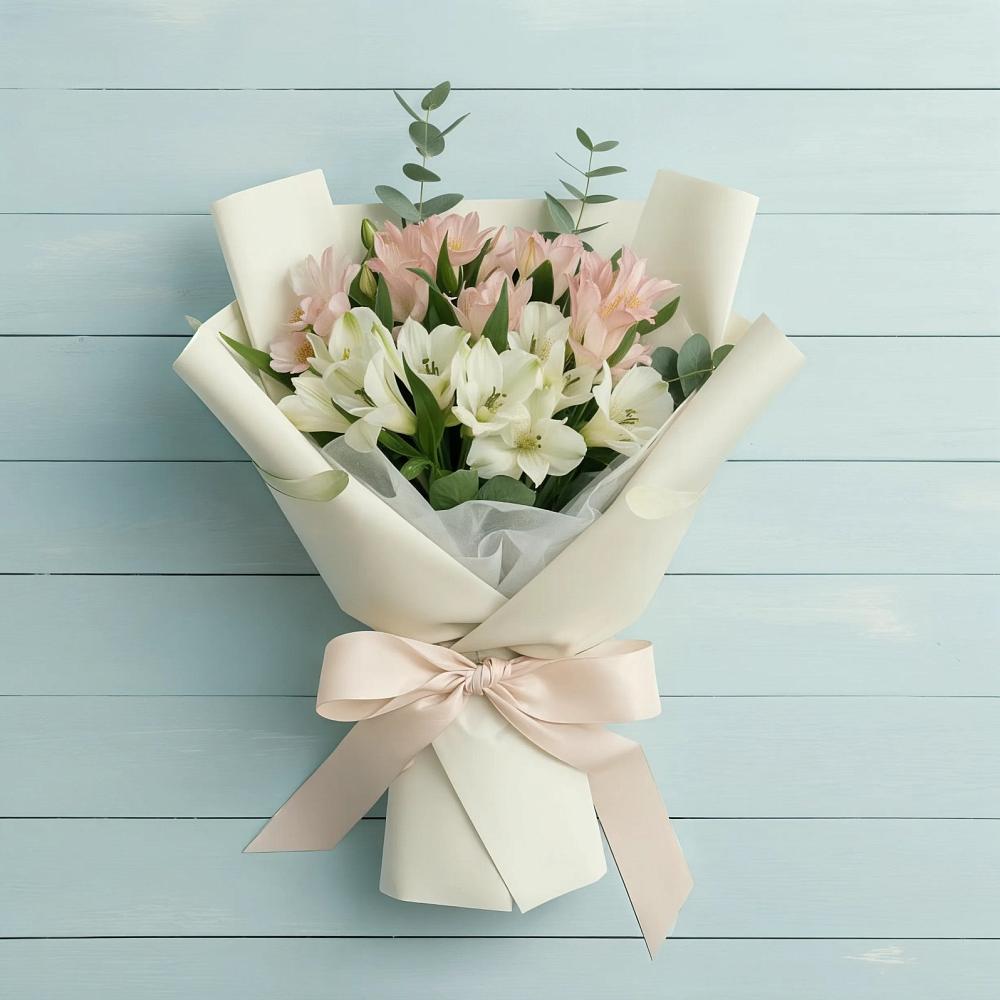 Букет цветов из: Альстромерии в Рудногорске