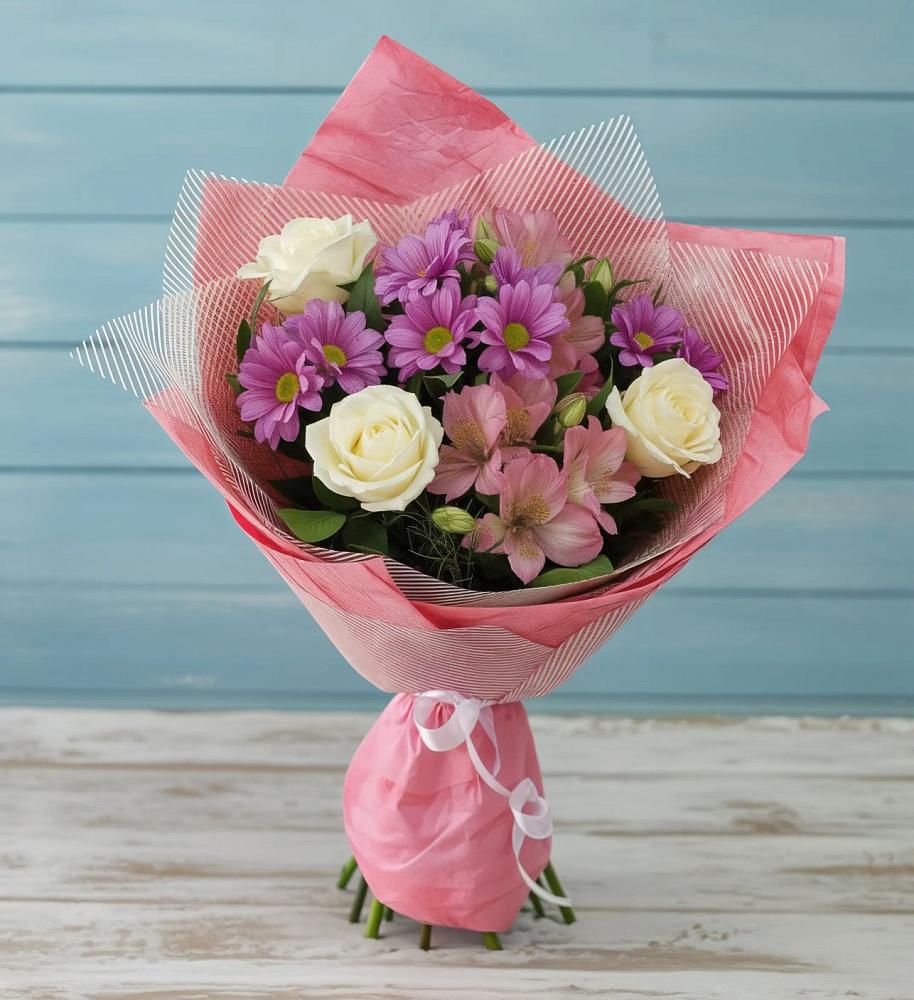 Букет цветов из: Герберы в Рудногорске