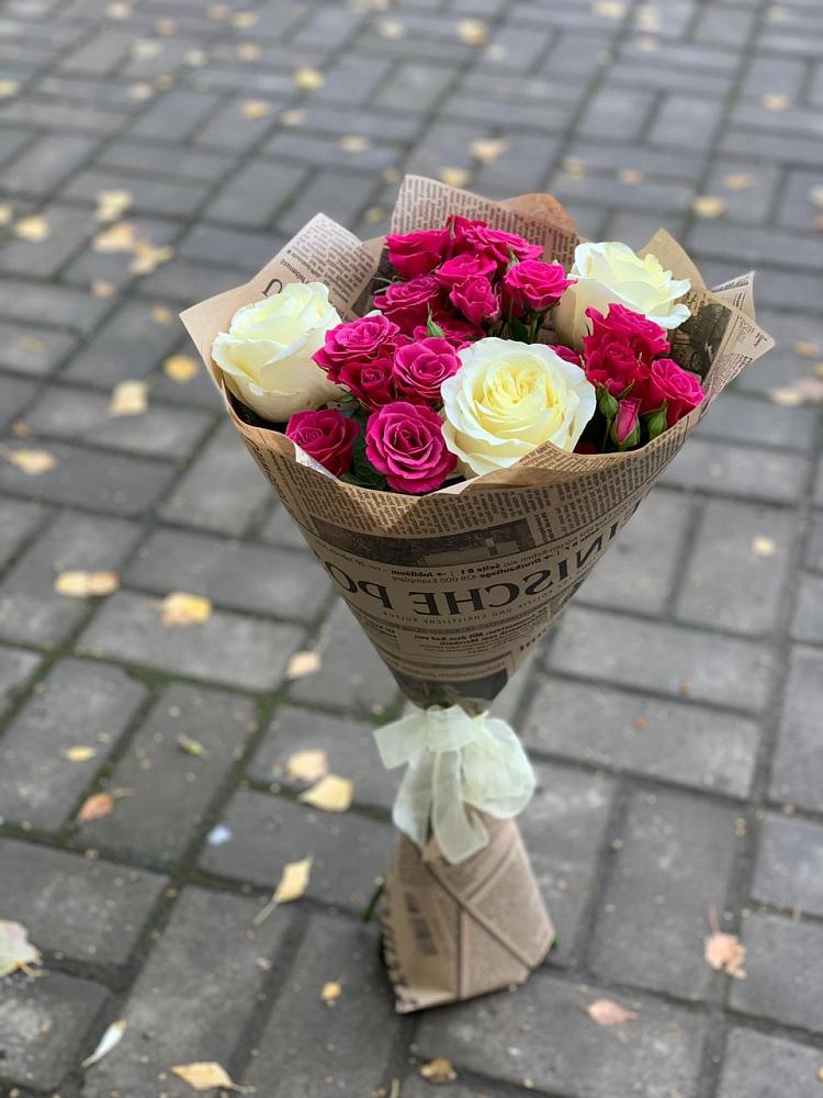 Букет цветов из: Розы в Рудногорске